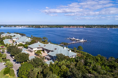 Waterfront condos at Harbour Ridge with marina access